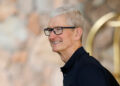 SUN VALLEY, IDAHO - JULY 08: Apple CEO Tim Cook arrives at the Sun Valley lodge for the Allen & Company Sun Valley Conference on July 8, 2025 in Sun Valley, Idaho. Every year, some of the world's wealthiest and most powerful figures from the media, finance, technology, and political spheres converge at the Sun Valley Resort for the exclusive week-long conference hosted by boutique investment bank Allen & Co. (Photo by Kevin Dietsch/Getty Images)