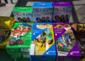 LOS ANGELES, CA - FEBRUARY 11: Girls Scouts are selling cookies in the Mar Vista neighborhood at on Friday, Feb. 11, 2022 in Los Angeles, CA. There are reports of shortages of S'more and Samoa Girl Scout Cookies in Greater Los Angeles. (Francine Orr / Los Angeles Times via Getty Images)